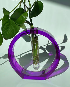 Circular Purple Jelly Vase