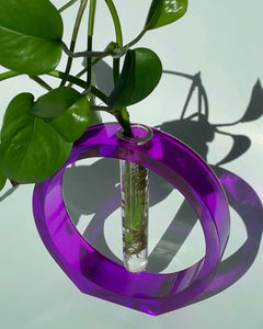 Circular Purple Jelly Vase