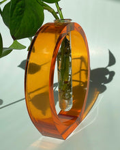 Load image into Gallery viewer, Circular Orange Jelly Vase