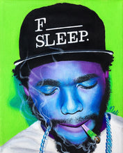 Load image into Gallery viewer, FXCK SLEEP - CANVAS PRINT